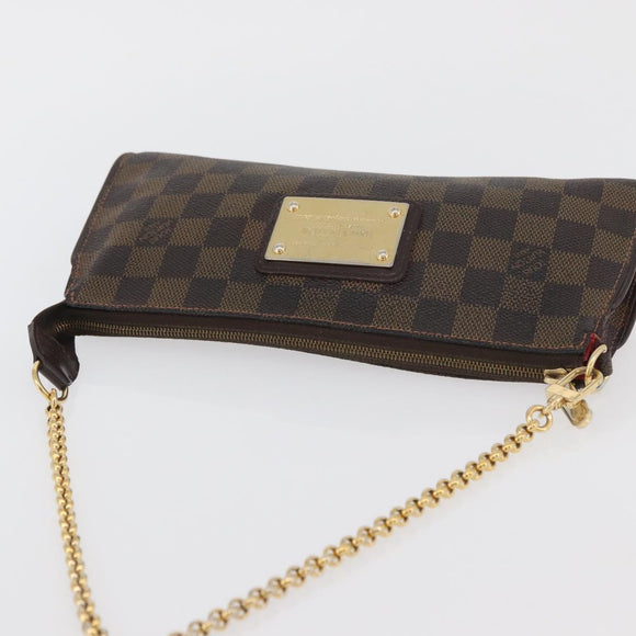 LOUIS VUITTON Damier Ebene Sophie 2way Shoulder Pouch N51135 LV Auth BAZ246