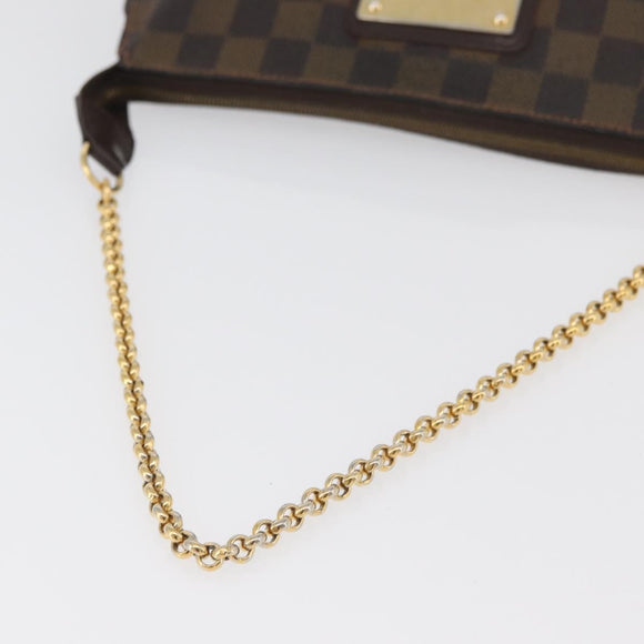 LOUIS VUITTON Damier Ebene Sophie 2way Shoulder Pouch N51135 LV Auth BAZ246