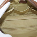 GUCCI GG Supreme Clutch Bag PVC Beige Gold Auth BAZ247A-15