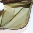 GUCCI GG Supreme Clutch Bag PVC Beige Gold Auth BAZ247A-18