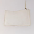 CHANEL Triple Coco Backpack Caviar Skin White Gold CC Auth BAZ250A-23