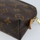 LOUIS VUITTON Monogram Pochette Cosmetic PM Pouch M43998 LV Auth BAZ257-15