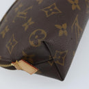 LOUIS VUITTON Monogram Pochette Cosmetic PM Pouch M43998 LV Auth BAZ257-16