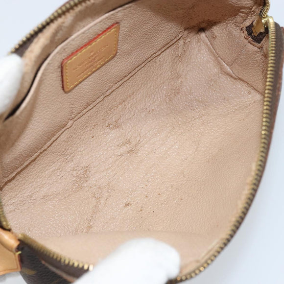 LOUIS VUITTON Monogram Pochette Cosmetic PM Pouch M43998 LV Auth BAZ257