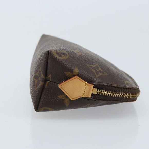 LOUIS VUITTON Monogram Pochette Cosmetic PM Pouch M43998 LV Auth BAZ257