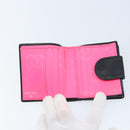 CHANEL Matelasse Cambon Line Bifold Wallet Leather Black Silver CC Auth BAZ259A-15