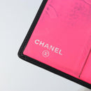 CHANEL Matelasse Cambon Line Bifold Wallet Leather Black Silver CC Auth BAZ259A-16
