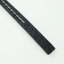 LOEWE Anagram Charm Leer Zwart Goud Auth BAZ275M-7