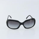 CHANEL Sunglasses plastic Black CC Auth BAZ278-2