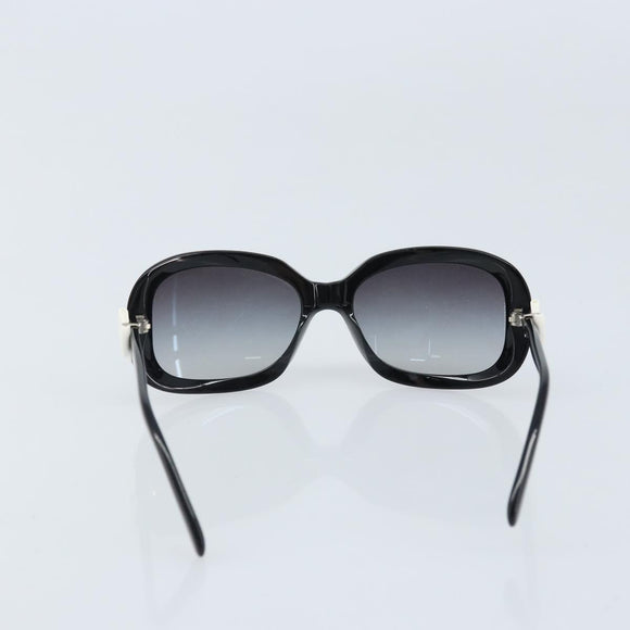 CHANEL Sunglasses plastic Black CC Auth BAZ278