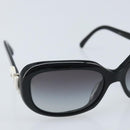 CHANEL Sunglasses plastic Black CC Auth BAZ278-6