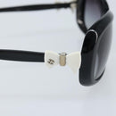 CHANEL Sunglasses plastic Black CC Auth BAZ278-8