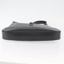 GUCCI Jackie Shoulder Bag Leather Black Silver 001 3346 Auth BAZ280-5