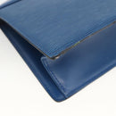 LOUIS VUITTON Epi Trousse Crete Pouch Blue M48405 LV Auth BAZ282-16