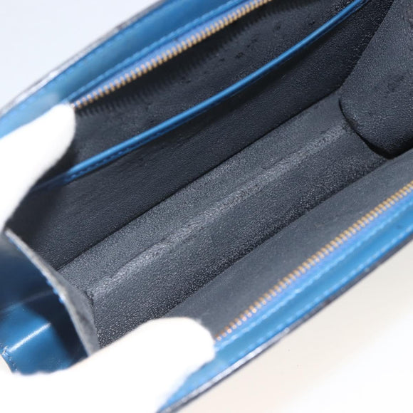 LOUIS VUITTON Epi Trousse Crete Pouch Blue M48405 LV Auth BAZ282