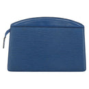 LOUIS VUITTON Epi Trousse Crete Pouch Blue M48405 LV Auth BAZ282-2