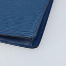 LOUIS VUITTON Epi Trousse Crete Pouch Blue M48405 LV Auth BAZ283-15