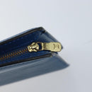 LOUIS VUITTON Epi Trousse Crete Pouch Blue M48405 LV Auth BAZ283-9