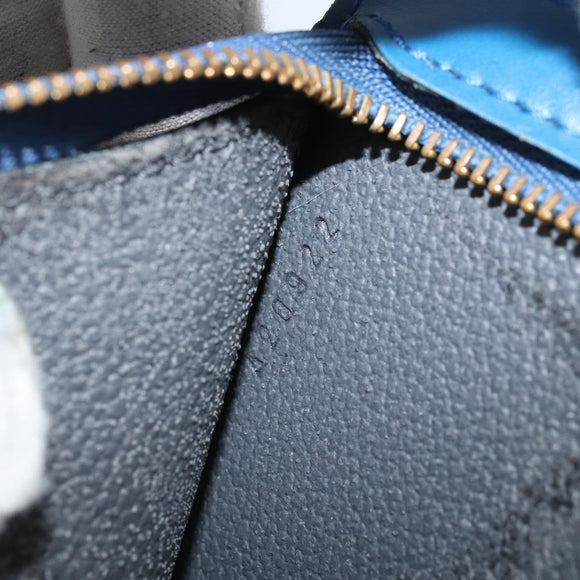 LOUIS VUITTON Epi Trousse Crete Pouch Blue M48405 LV Auth BAZ283
