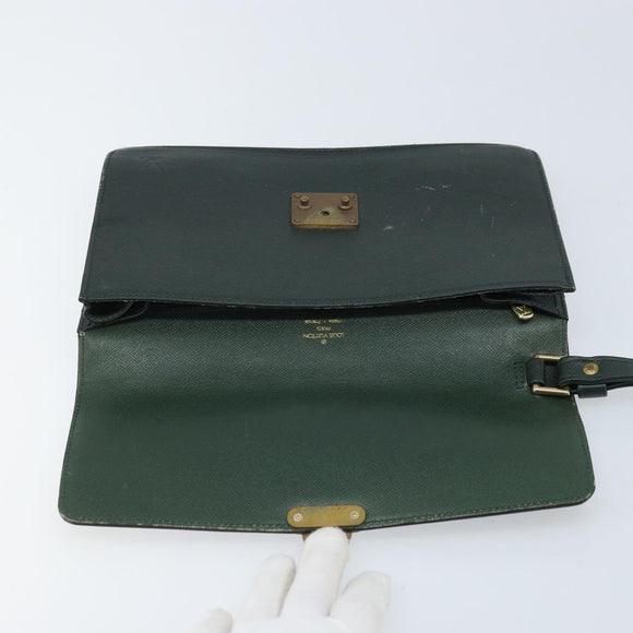 LOUIS VUITTON Taiga Pochette Kourad Clutch Bag Epicea M30194 LV Auth BAZ285