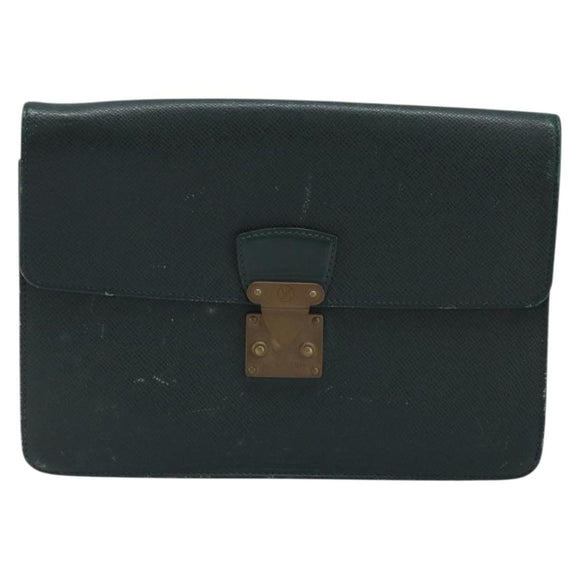 LOUIS VUITTON Taiga Pochette Kourad Clutch Bag Epicea M30194 LV Auth BAZ285