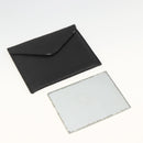 CELINE Shoulder Bag Leather Black Gold Auth BAZ288-25