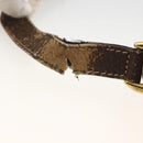GUCCI GG Supreme Web Sherry Line Bag PVC Beige Gold 164 02 077 Auth BAZ289-10