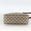 GUCCI GG Supreme Web Sherry Line Bag PVC Beige Gold 164 02 077 Auth BAZ289-11