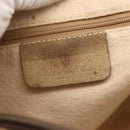 GUCCI GG Supreme Web Sherry Line Bag PVC Beige Gold 164 02 077 Auth BAZ289-18
