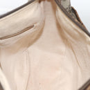 GUCCI GG Supreme Web Sherry Line Bag PVC Beige Gold 164 02 077 Auth BAZ289-20