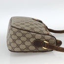 GUCCI GG Supreme Web Sherry Line Bag PVC Beige Gold 164 02 077 Auth BAZ289-5