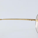 CHANEL Sunglasses metal Gold CC Auth BAZ294-13