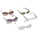 Christian Dior gucci chloe Glasses Sunglasses metal 5 Set Brown Auth BAZ299-1