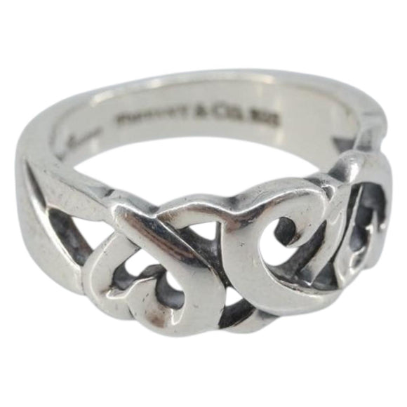 TIFFANY&Co. Ring Ag925 Silver Auth BAZ302