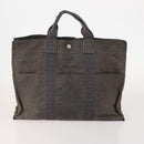 Burberrys Hermes Nova Check Hand Bag Canvas nylon 4 Set Beige Gray Auth BAZ311-3
