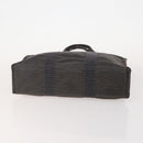 Burberrys Hermes Nova Check Hand Bag Canvas nylon 4 Set Beige Gray Auth BAZ311-7