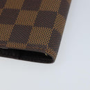 LOUIS VUITTON Damier Ebene Agenda PM Day Planner Cover R20700 LV Auth BAZ312-15