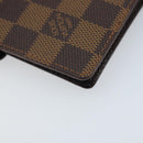 LOUIS VUITTON Damier Ebene Agenda PM Day Planner Cover R20700 LV Auth BAZ312-16