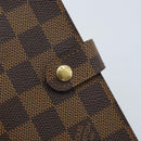 LOUIS VUITTON Damier Ebene Agenda PM Day Planner Cover R20700 LV Auth BAZ312-17
