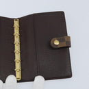LOUIS VUITTON Damier Ebene Agenda PM Day Planner Cover R20700 LV Auth BAZ312-18