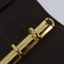LOUIS VUITTON Damier Ebene Agenda PM Day Planner Cover R20700 LV Auth BAZ312-10