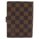 LOUIS VUITTON Damier Ebene Agenda PM Day Planner Cover R20700 LV Auth BAZ312-2