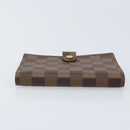 LOUIS VUITTON Damier Ebene Agenda PM Day Planner Cover R20700 LV Auth BAZ312-4