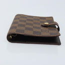 LOUIS VUITTON Damier Ebene Agenda PM Day Planner Cover R20700 LV Auth BAZ312-6