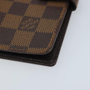 LOUIS VUITTON Damier Ebene Agenda PM Day Planner Cover R20700 LV Auth BAZ312-7