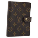 LOUIS VUITTON Monogram Agenda PM Day Planner Cover R20005 LV Auth BAZ314-1
