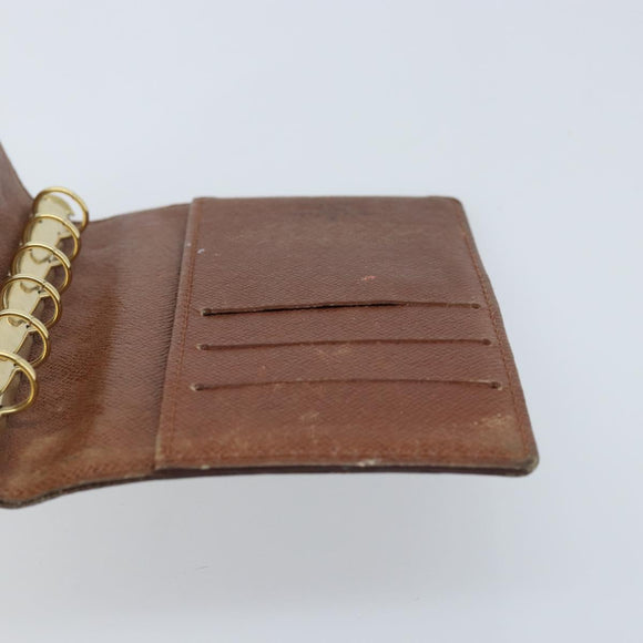 LOUIS VUITTON Monogram Agenda PM Day Planner Cover R20005 LV Auth BAZ314