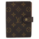 LOUIS VUITTON Monogram Agenda PM Day Planner Cover R20005 LV Auth BAZ314-13