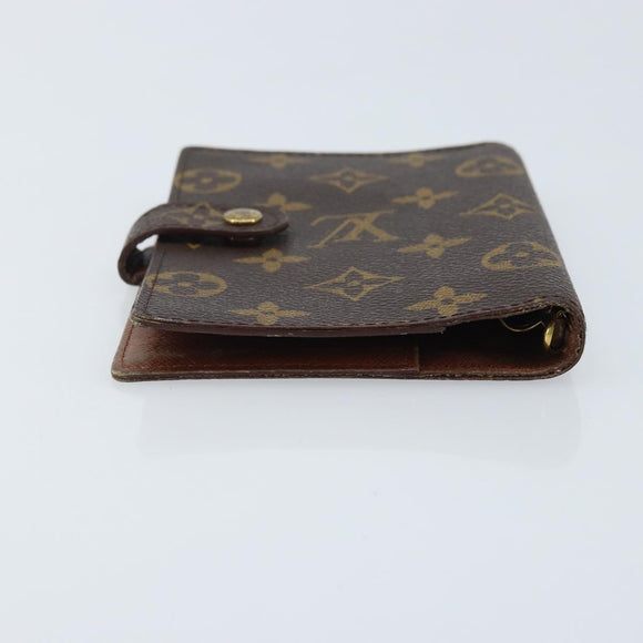 LOUIS VUITTON Monogram Agenda PM Day Planner Cover R20005 LV Auth BAZ314