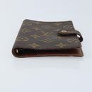 LOUIS VUITTON Monogram Agenda PM Day Planner Cover R20005 LV Auth BAZ314-6